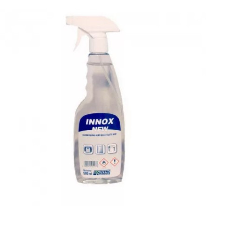 INNOX NEW ROZSDAMENTES ACÉL ÁPOLÓ- TISZTÍTÓSZER SZÓRÓFEJES 0,5L