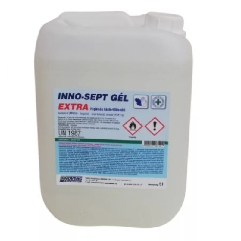 INNO-SEPT GÉL EXTRA HIGIÉNÉS KÉZFERTŐTLENÍTŐ 5L