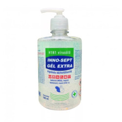 INNO-SEPT GÉL EXTRA HIGIÉNÉS KÉZFERTŐTLENÍTŐ PUMPÁS 0,5L