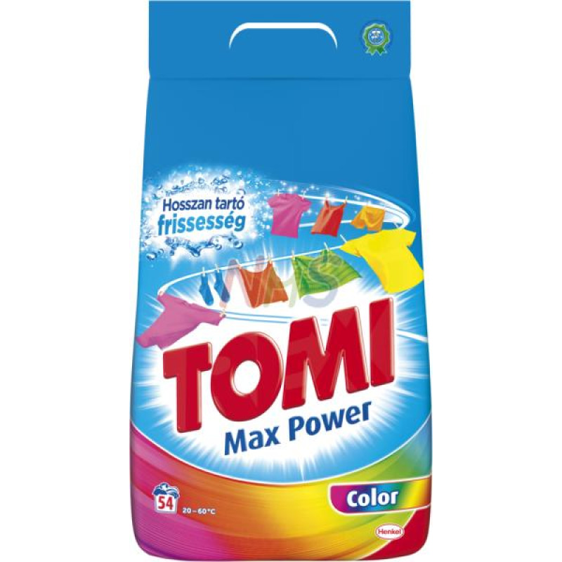 Tomi kompakt mosópor 3,Kg Color 54 mosás 
