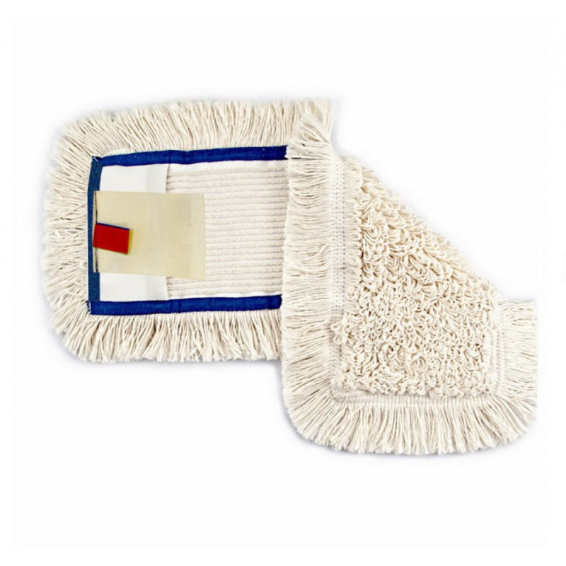Mop pamut 50cm szalagfüles és zsebes