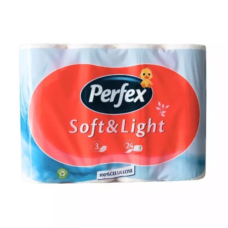 Perfex 3 rtg. 24 tekercses toalettpapír 