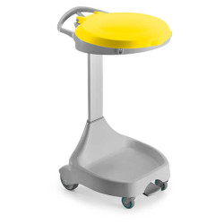 SMILE E 23 szemetes, sárga