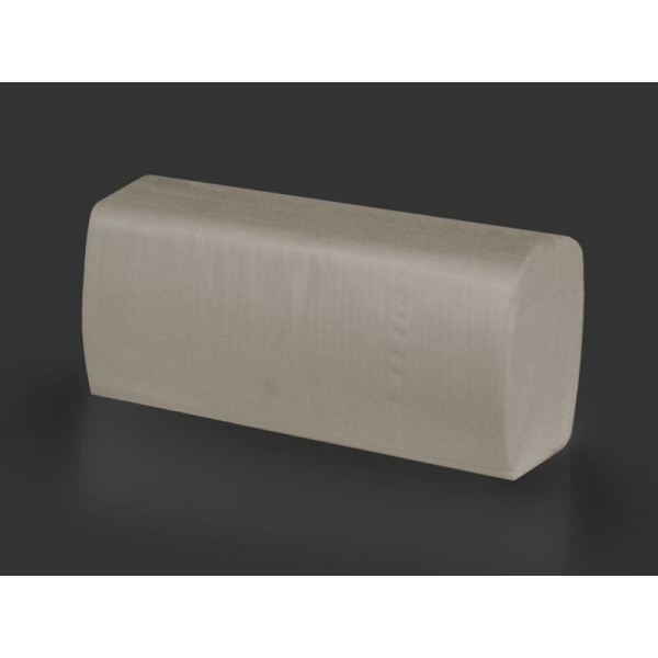 V hajtogatott kéztörlő papír 1 rétegű natúr (20*250lap)