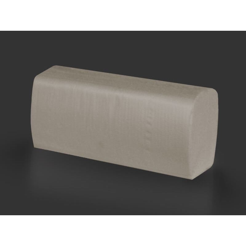 V hajtogatott kéztörlő papír 1 rétegű natúr (20*250lap)