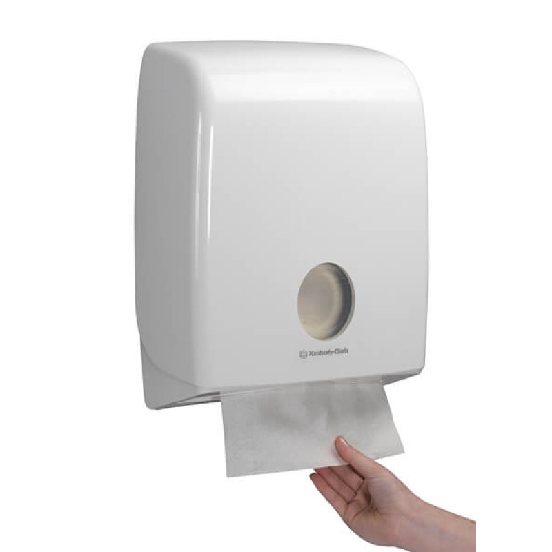 KC AQUARIUS hajtogatott kéztörlő adagoló, széles kivitel