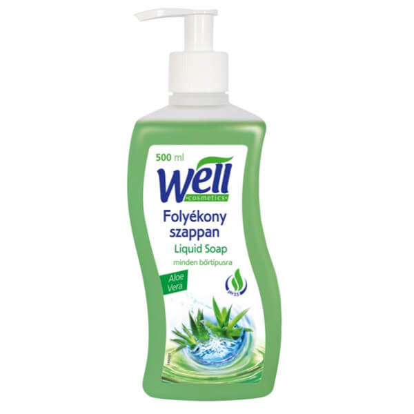 Well Krémszappan Aloe vera, 500 ml