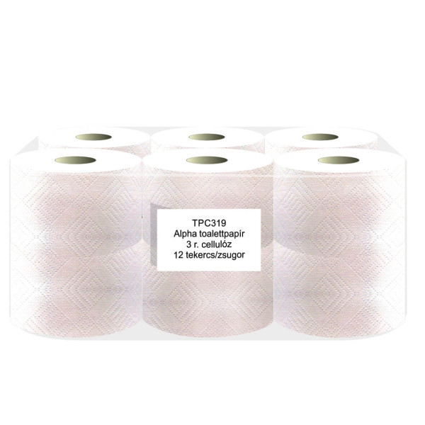 Toalettpapír MINI JUMBO 3 rétegű, 100% cellulóz